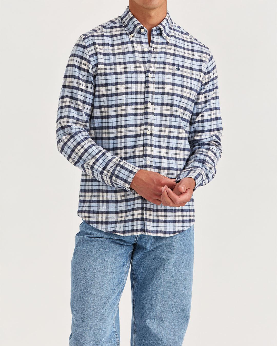 Morris Flannel Check Shirt - Slim Fit