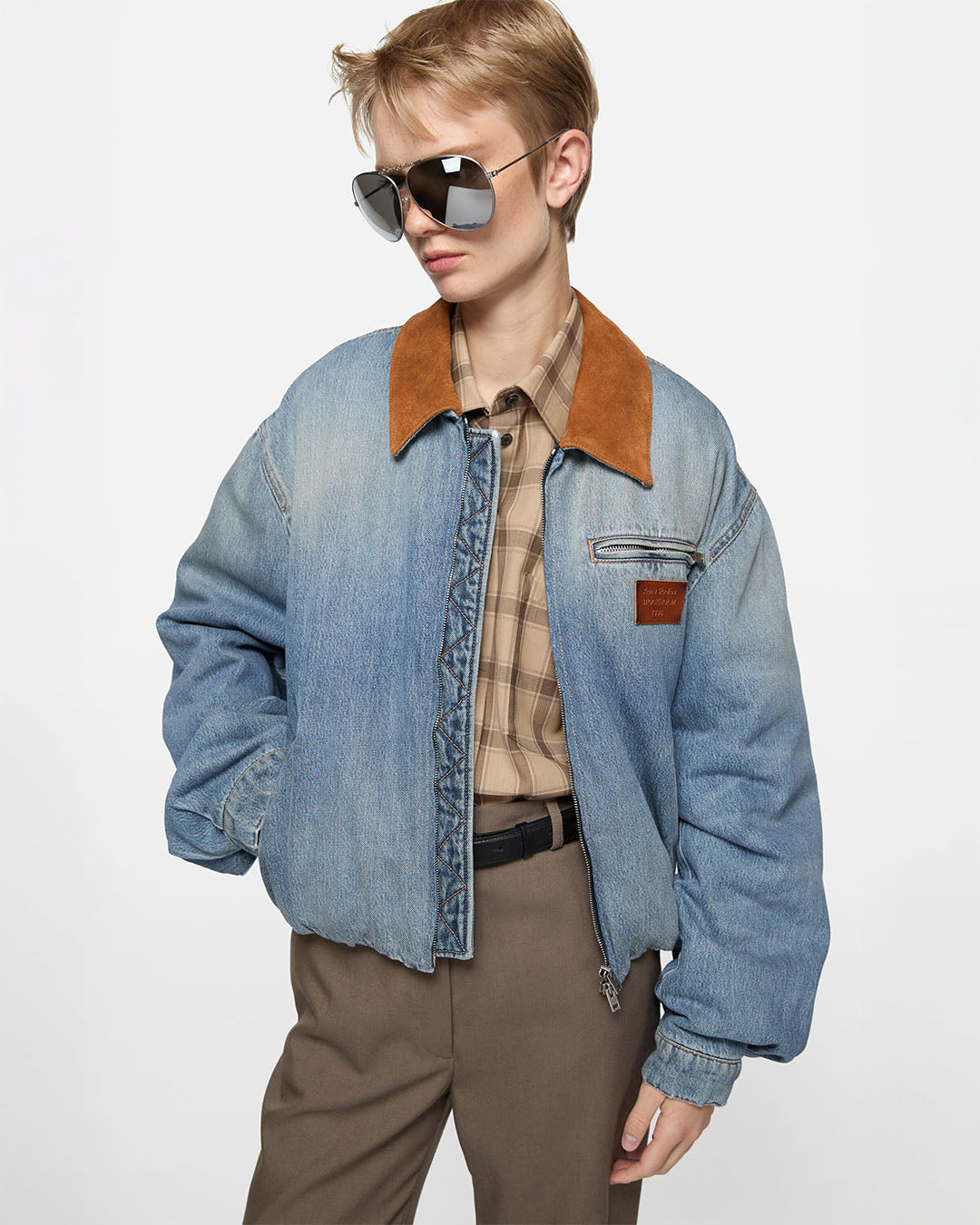 Acne Studios Denim Bomber Jacket