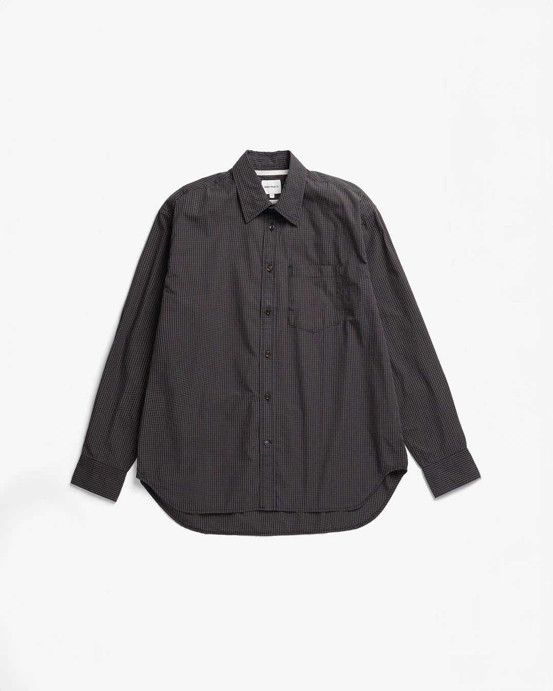 Norse Projects Espevik check oversized shirt