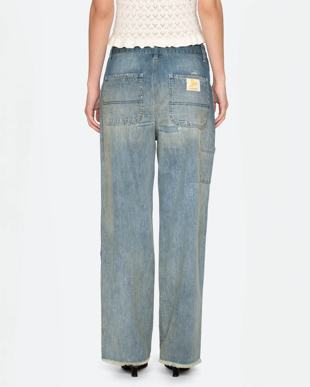 Sea New York Clara Mended Jeans