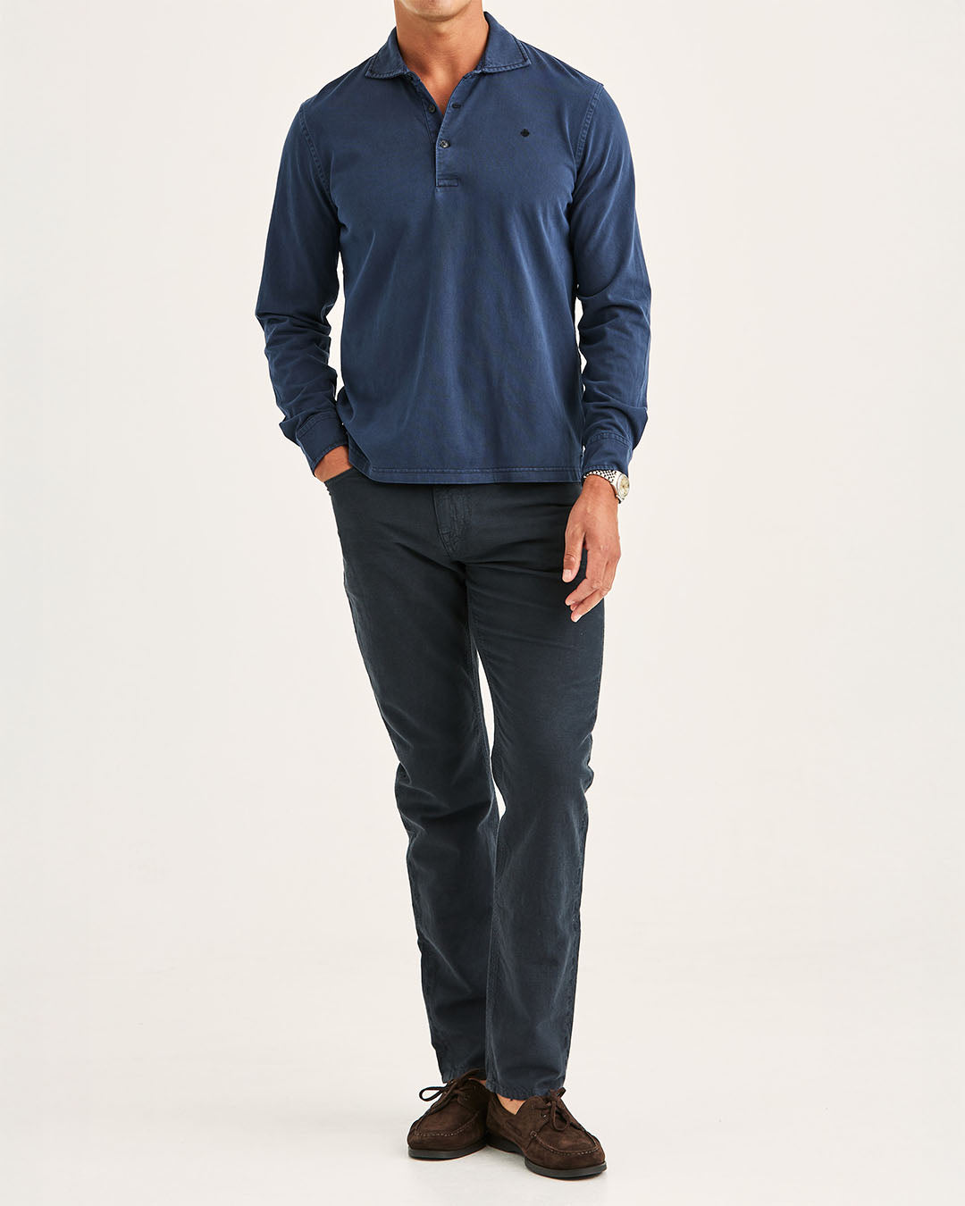 Morris Harland LS Polo Shirt