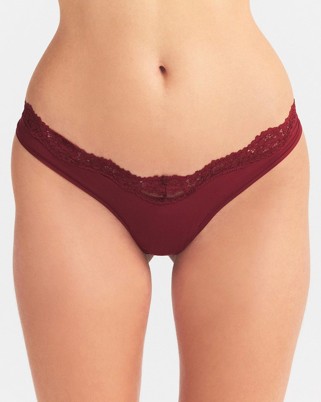 SKIMS Fits Everybody Lace Dipped Thong