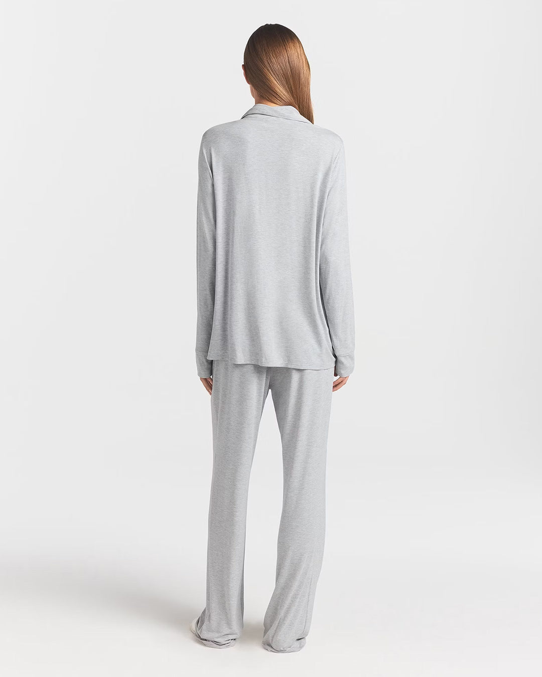SKIMS Long Sleeve Button Up Set