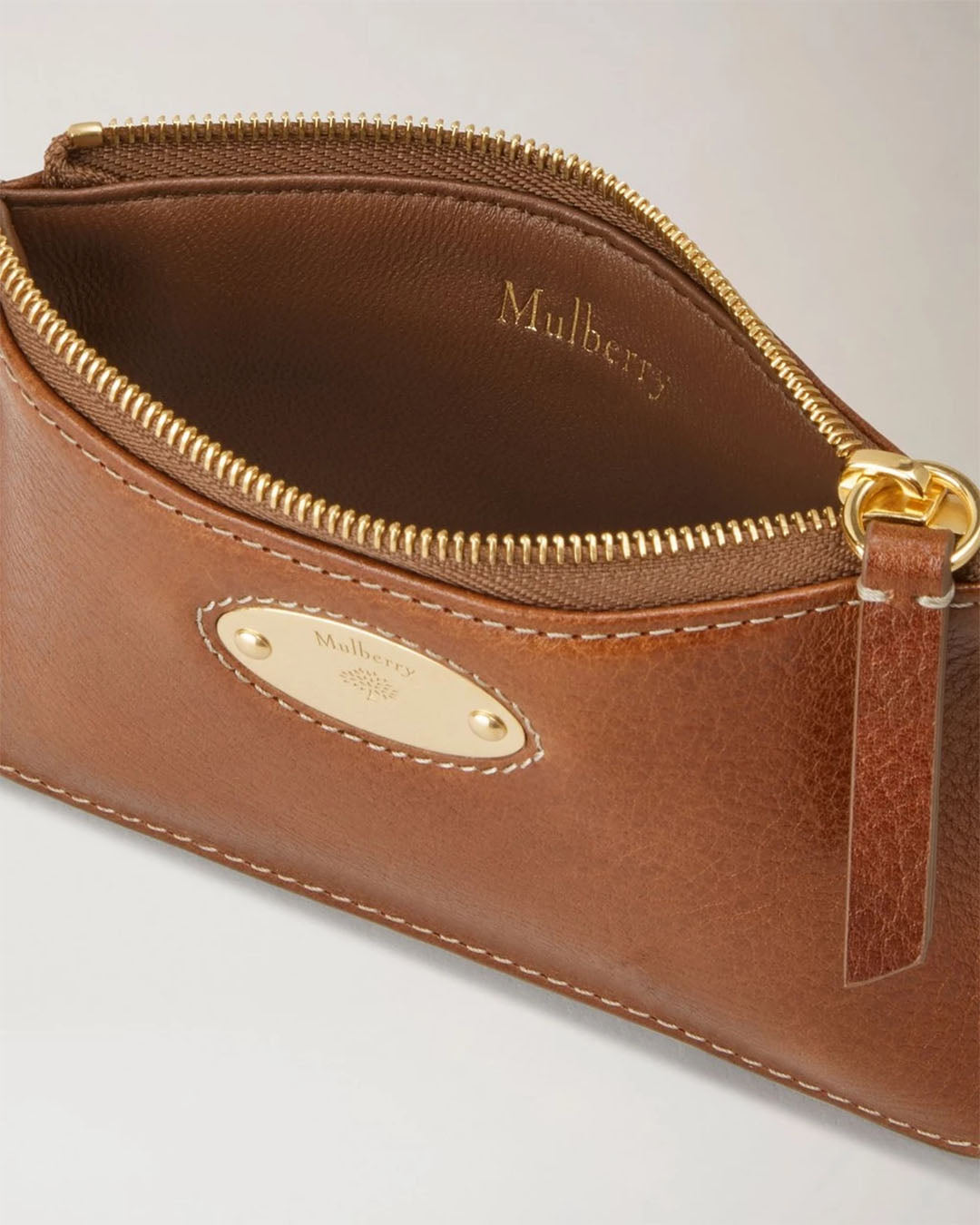 Mulberry Mulberry Plaque Small Zip Coin Pouch