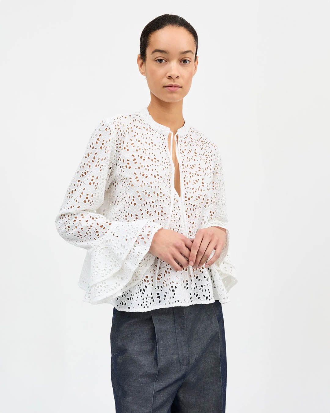 Skall Studio Frigga Flounce Shirt