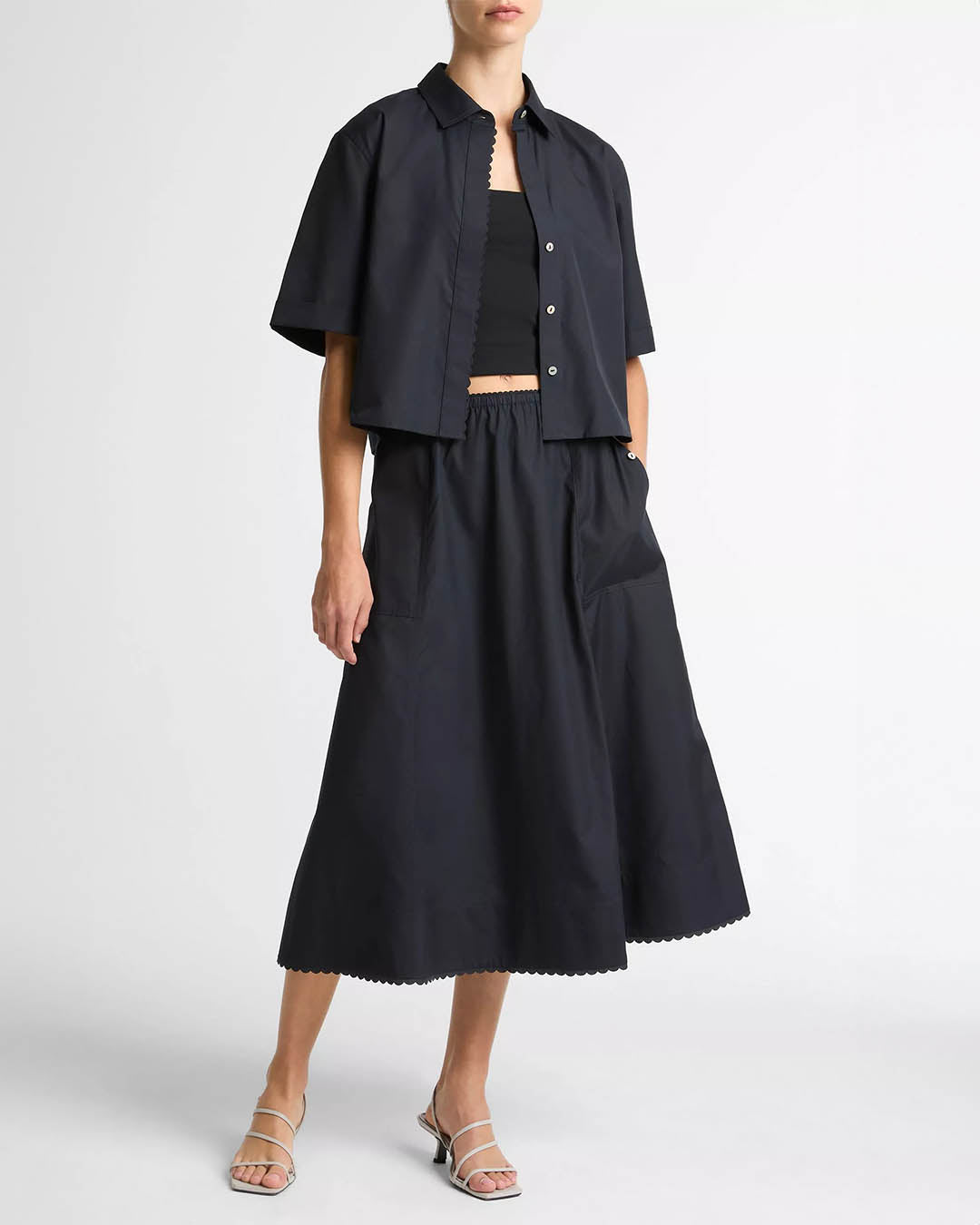 Vince Scallop SS Shirt