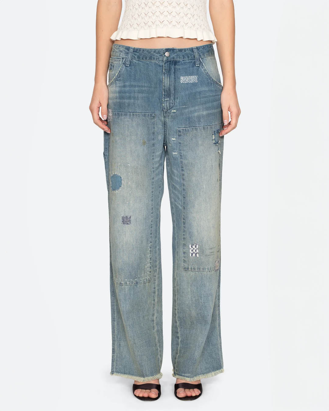 Sea New York Clara Mended Jeans