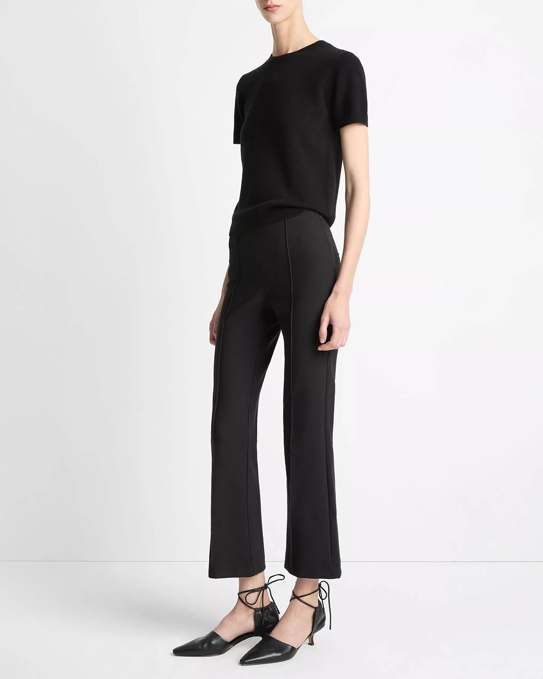 Vince Mid Rise Crop Flare