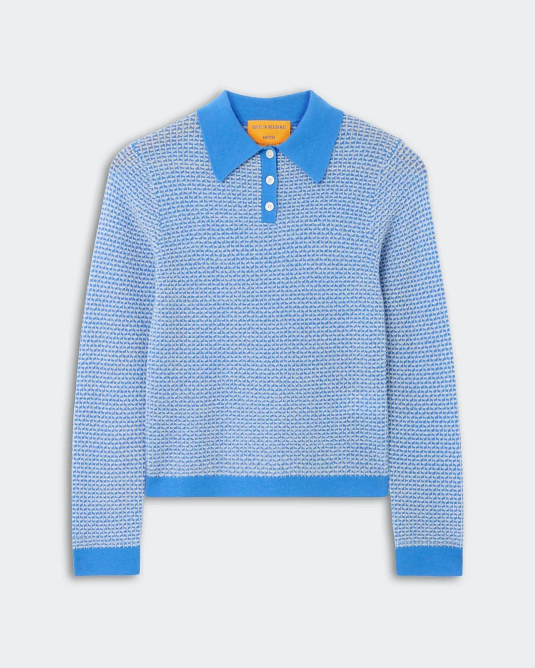 Guest In Residence Pique LS Shrunken Polo