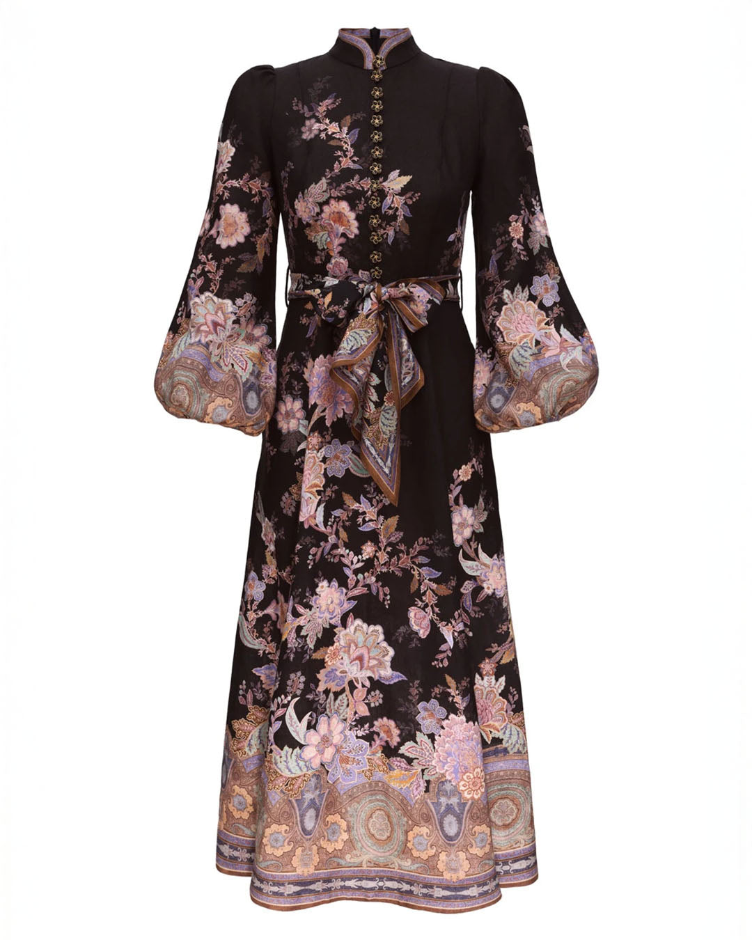 Zimmermann Luna Button Midi Dress