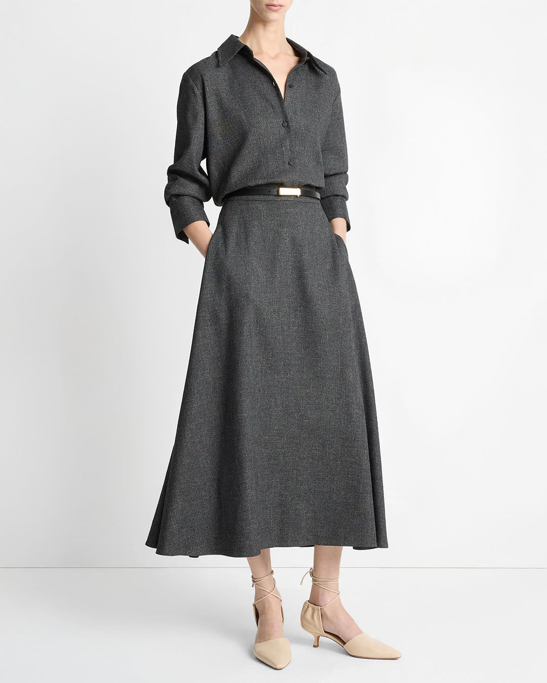 Vince Jaspe Full Skirt
