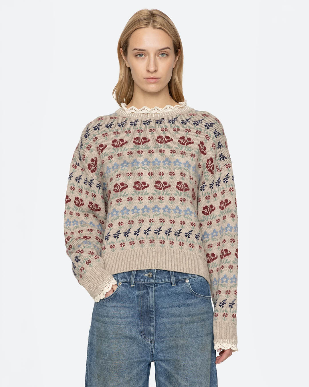 Sea New York Preston Knit Crew Neck Sweather