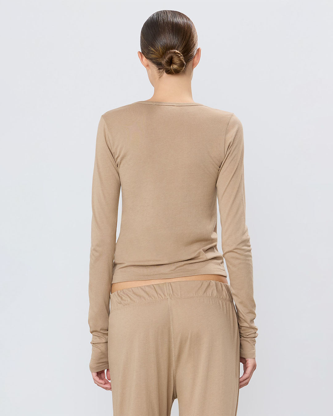 Eterne Fitted Crewneck L/S T-Shirt