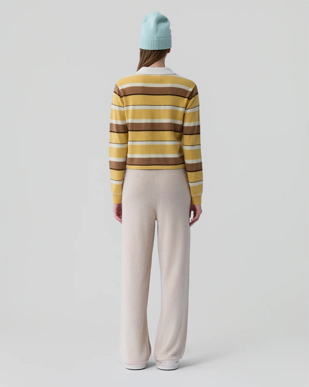 Guest In Residence Cropped Stripe Rugby