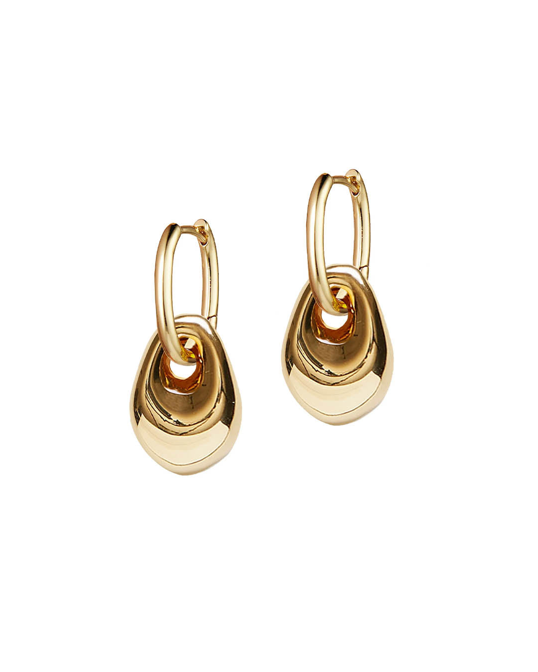 Anni Lu Golden Pebble Earring