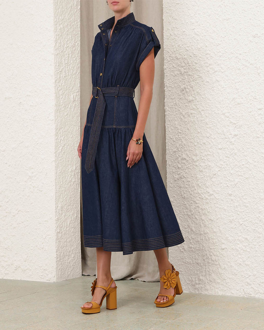 Zimmermann Denim Midi Dress