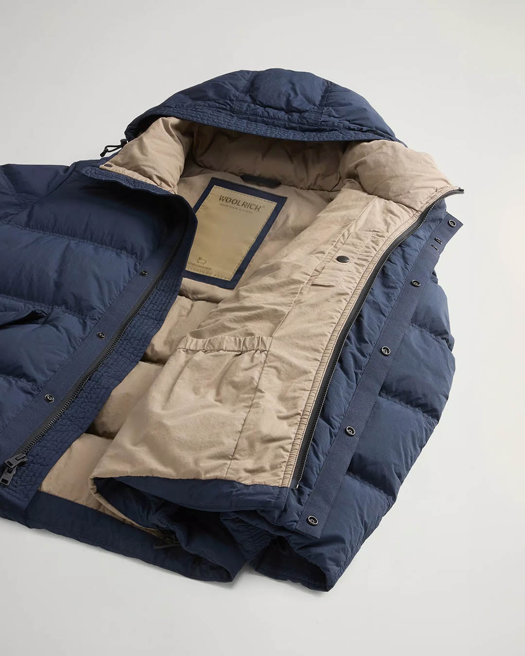 Woolrich Garment Dyed Puffer Jacket