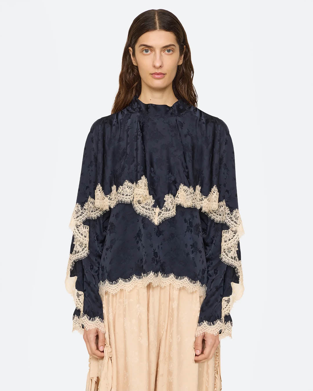 Sea New York Shay Lace L/SLV Top