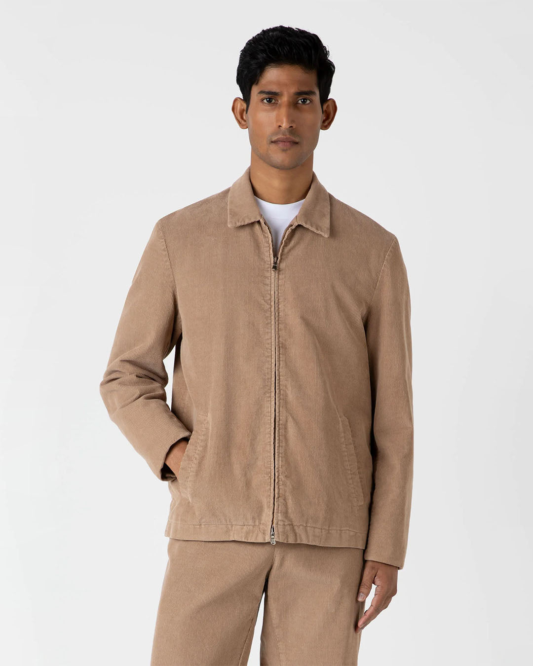 Sunspel Cord Harrington Jacket