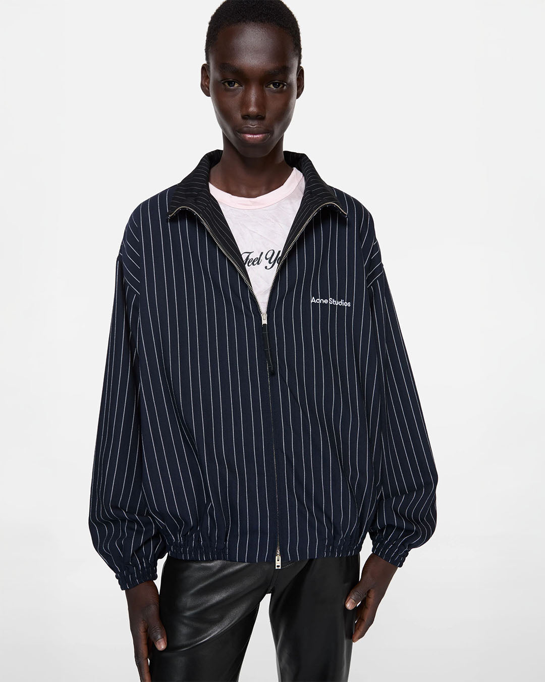 Acne Studios Striped Zip Jacket