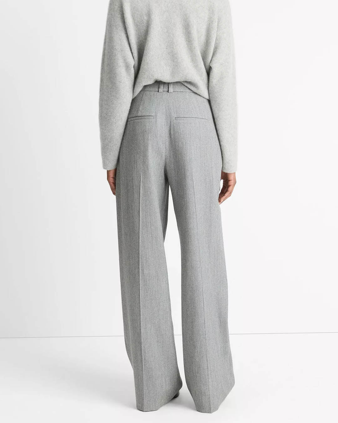 Vince High Waist Wool Trouser