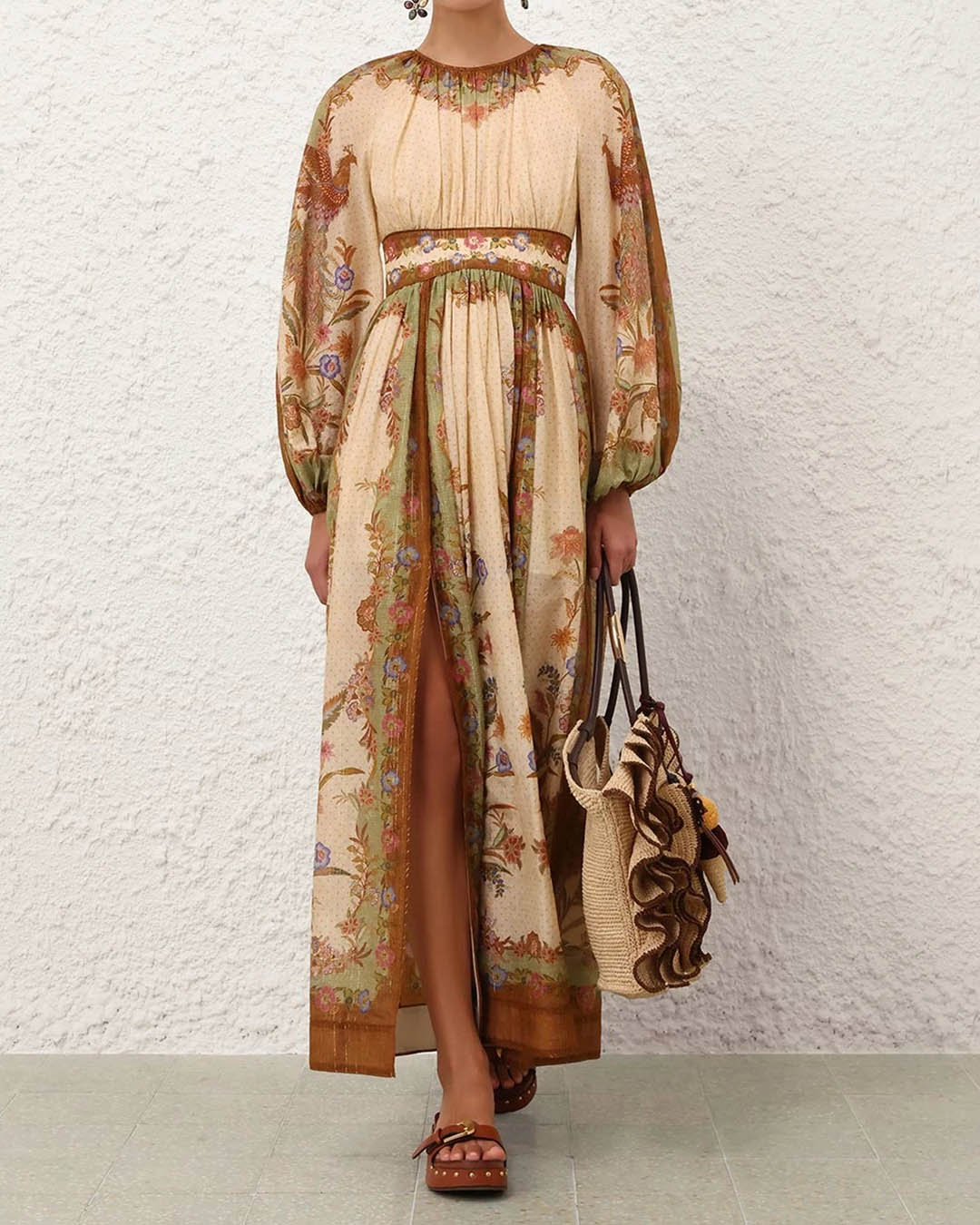 Zimmermann Indra Waisted Maxi Dress