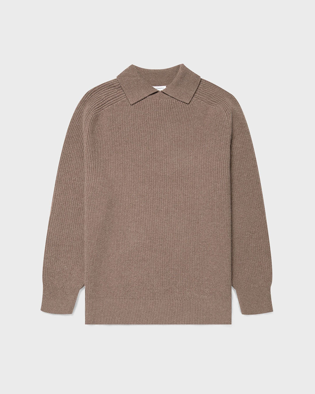 Sunspel Ribbed Polo Neck