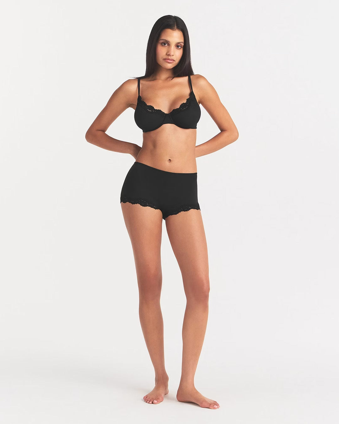 SKIMS Fits Everybody Lace Boy Short