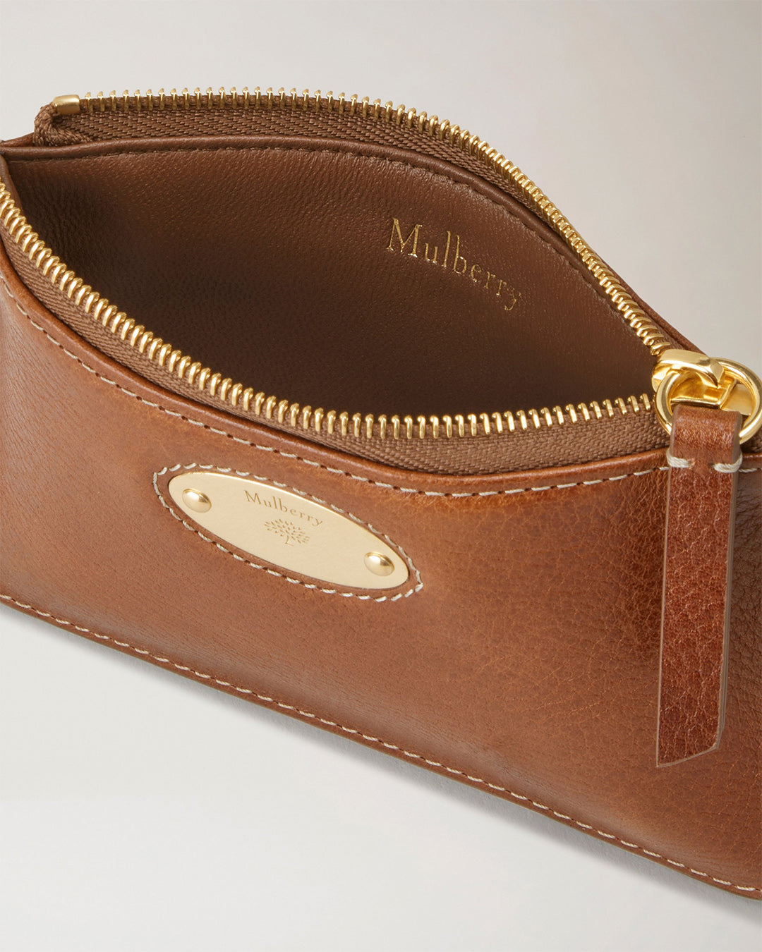 Mulberry Mulberry Plaque Small Zip Coin Pouch