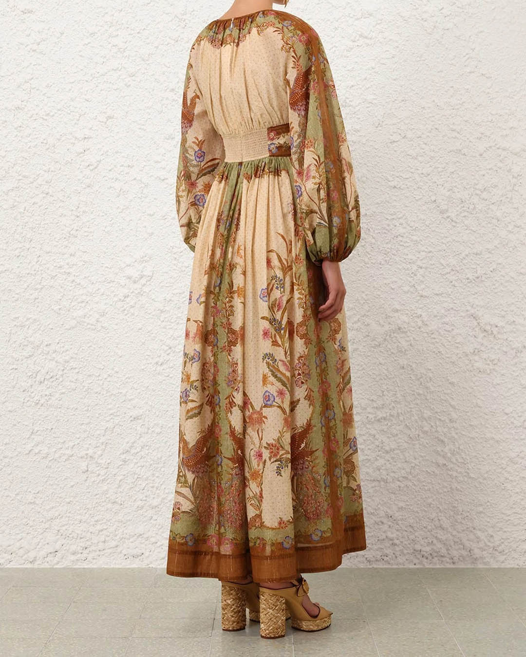 Zimmermann Indra Waisted Maxi Dress