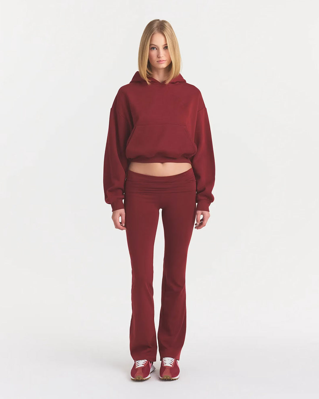SKIMS Cotton Jersey Foldover Pant