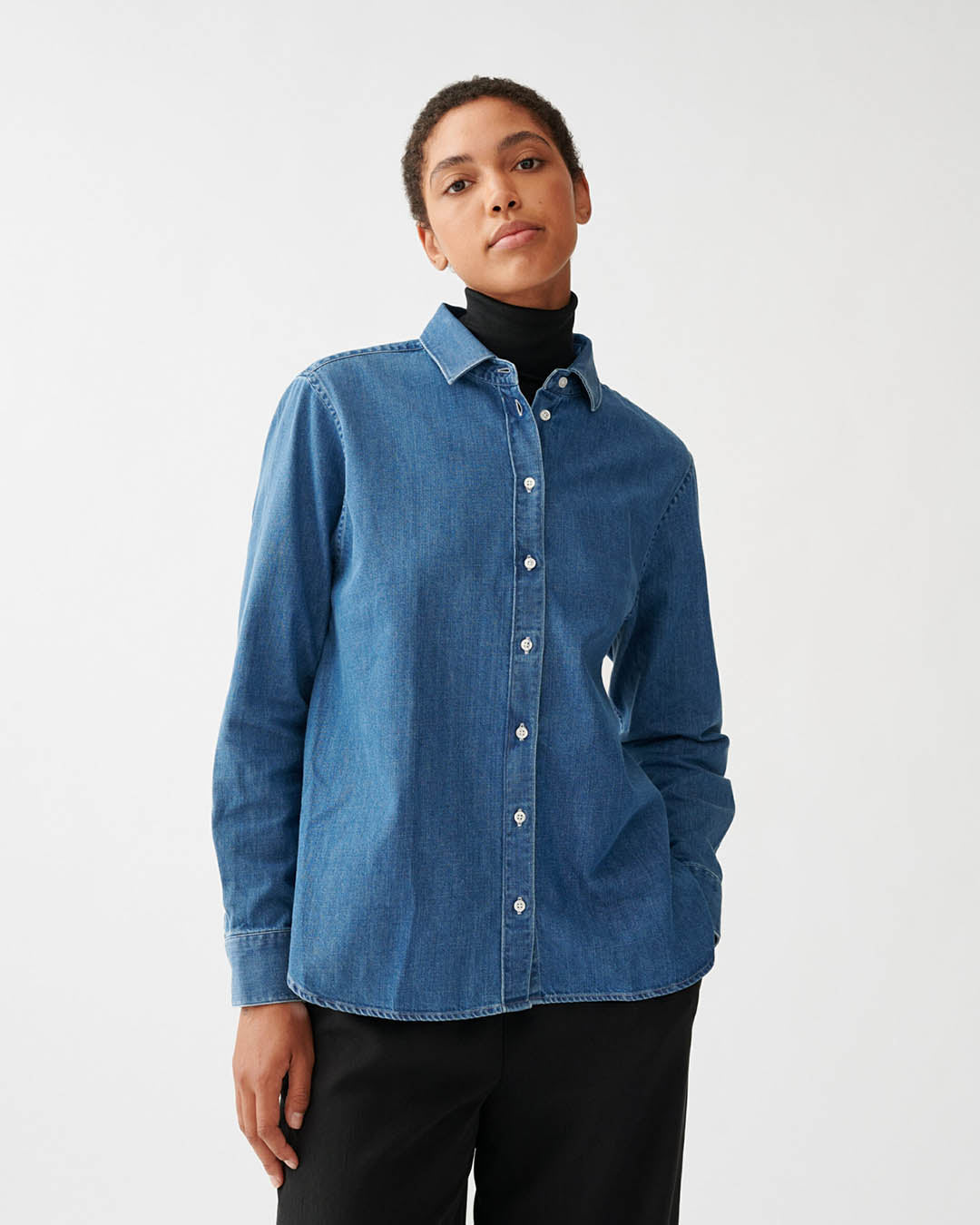 Julie Josephine Classic Denim Shirt