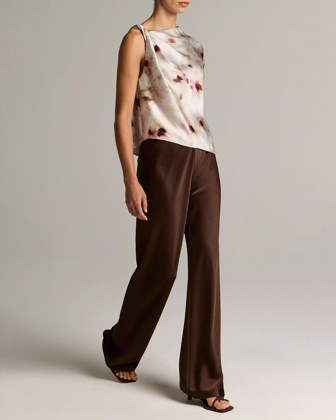 Vince Colette High Waist Fluid Satin Bias Pant