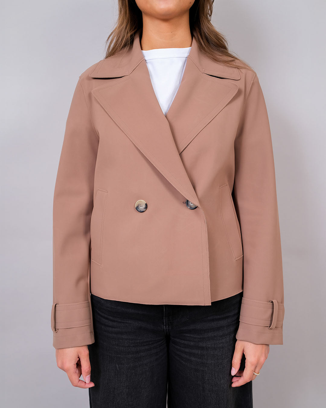 Harris Wharf Cropped Peacoat