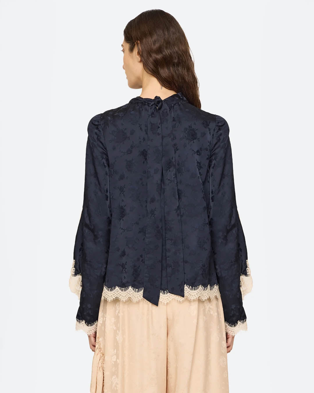 Sea New York Shay Lace L/SLV Top