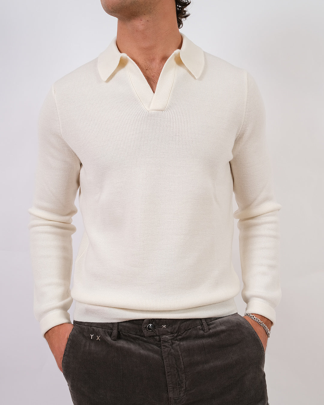 Gran Sasso Long Sleeve Polo