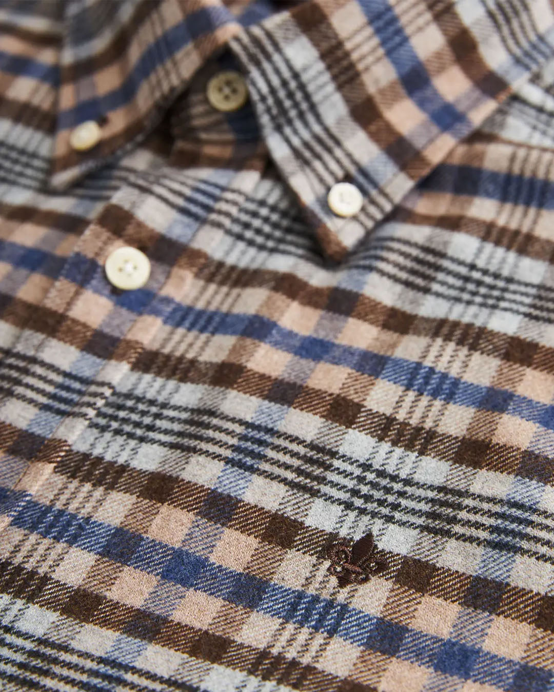 Morris Flannel Check Shirt - Slim Fit