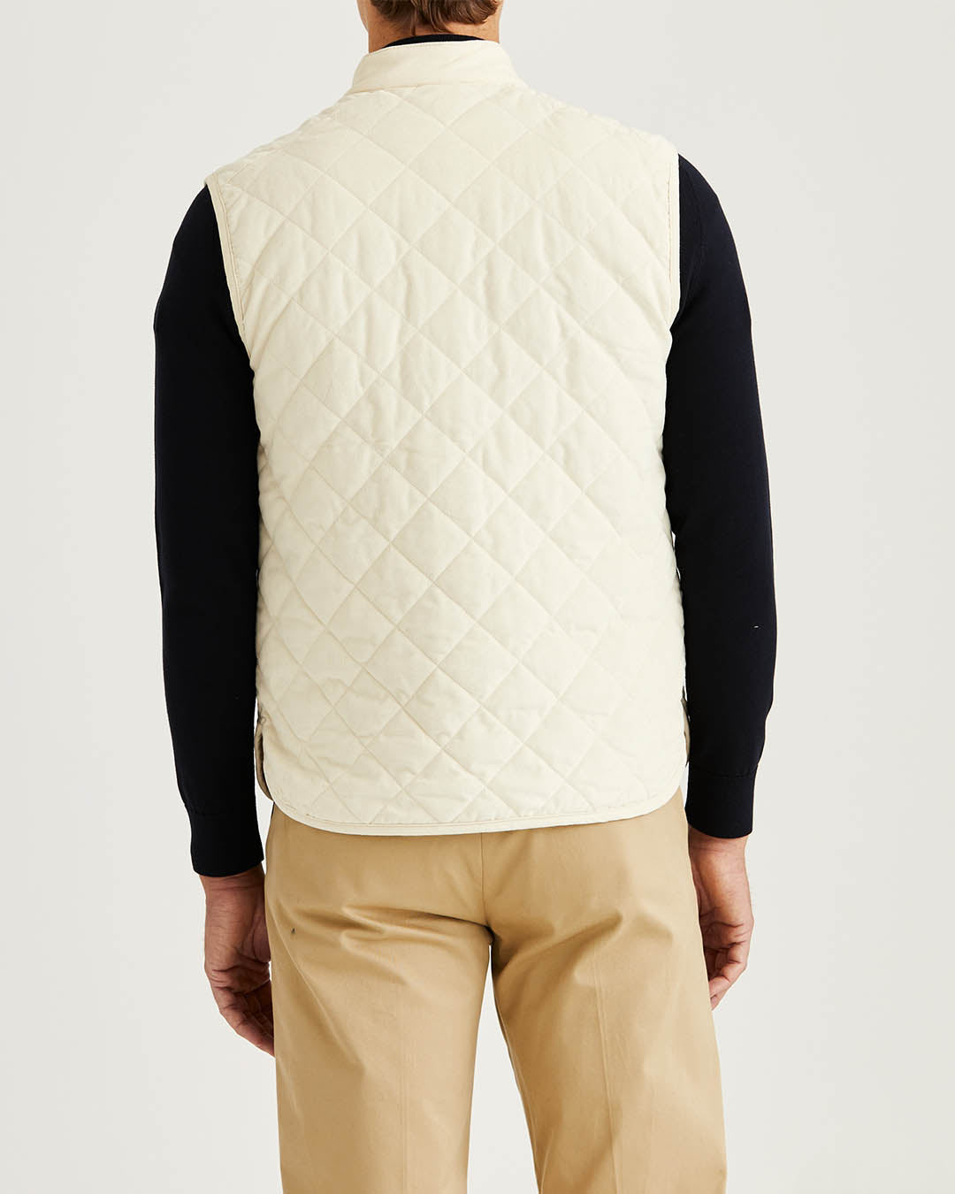 Morris Teddy Quilted Cord Vest