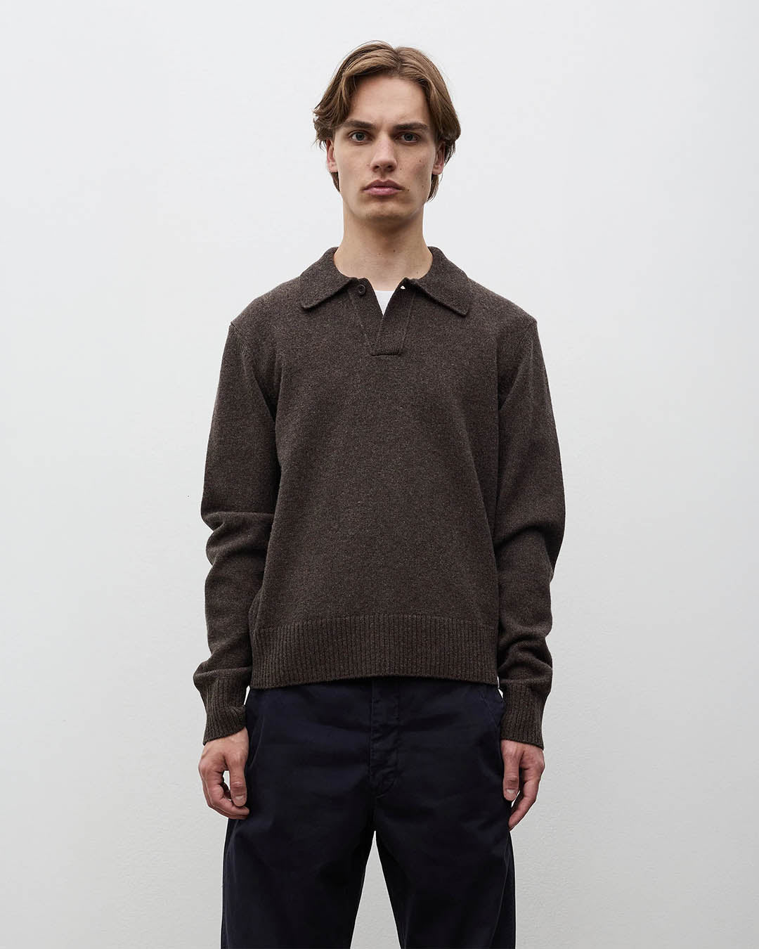 Norse Projects Ristinge Merino Lambswool Polo
