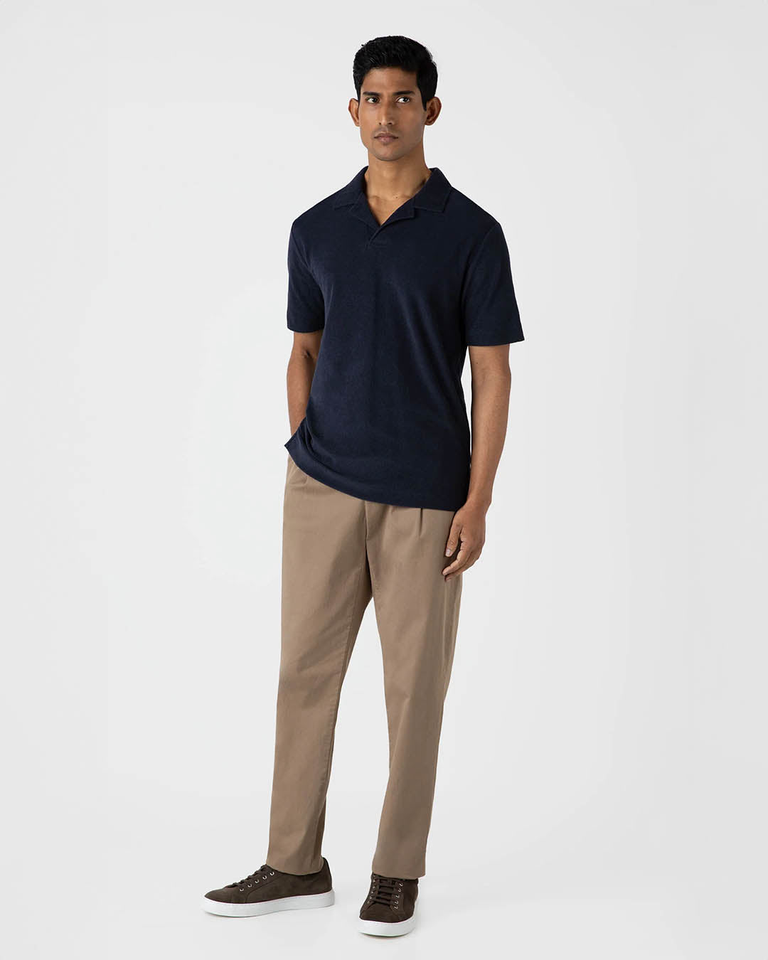 Sunspel Towelling Polo Shirt