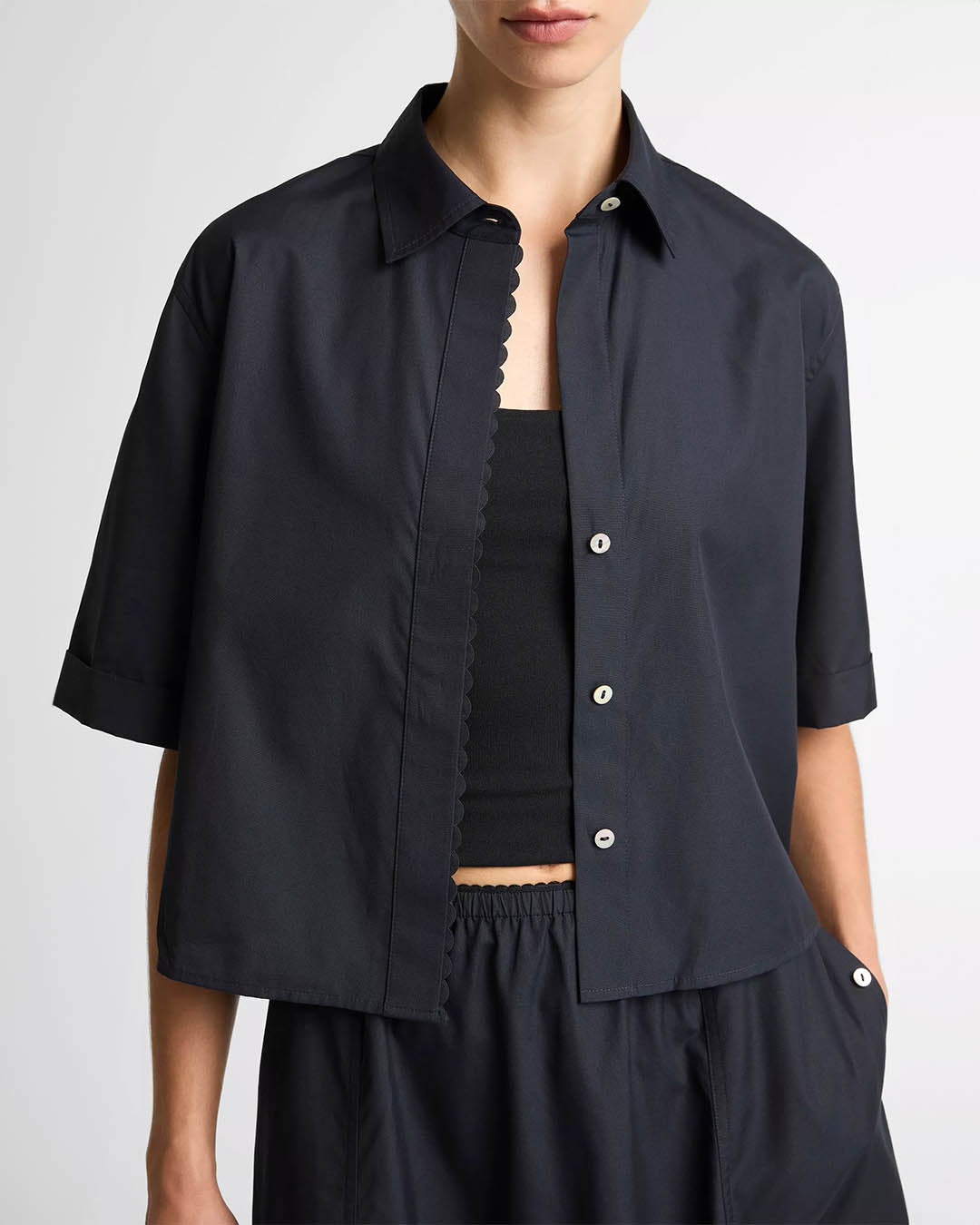 Vince Scallop SS Shirt