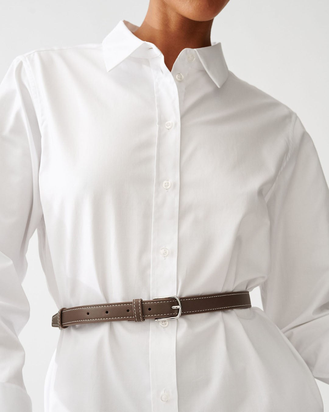 Julie Josephine Slim Leather Belt