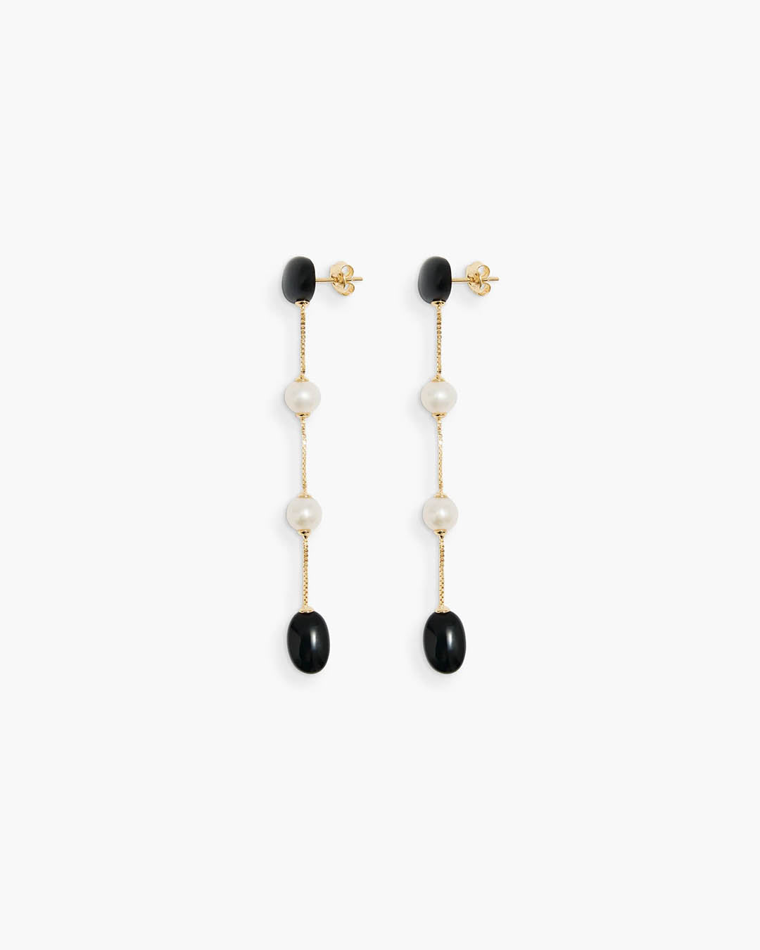 Ragbag Dualism Long Earrings