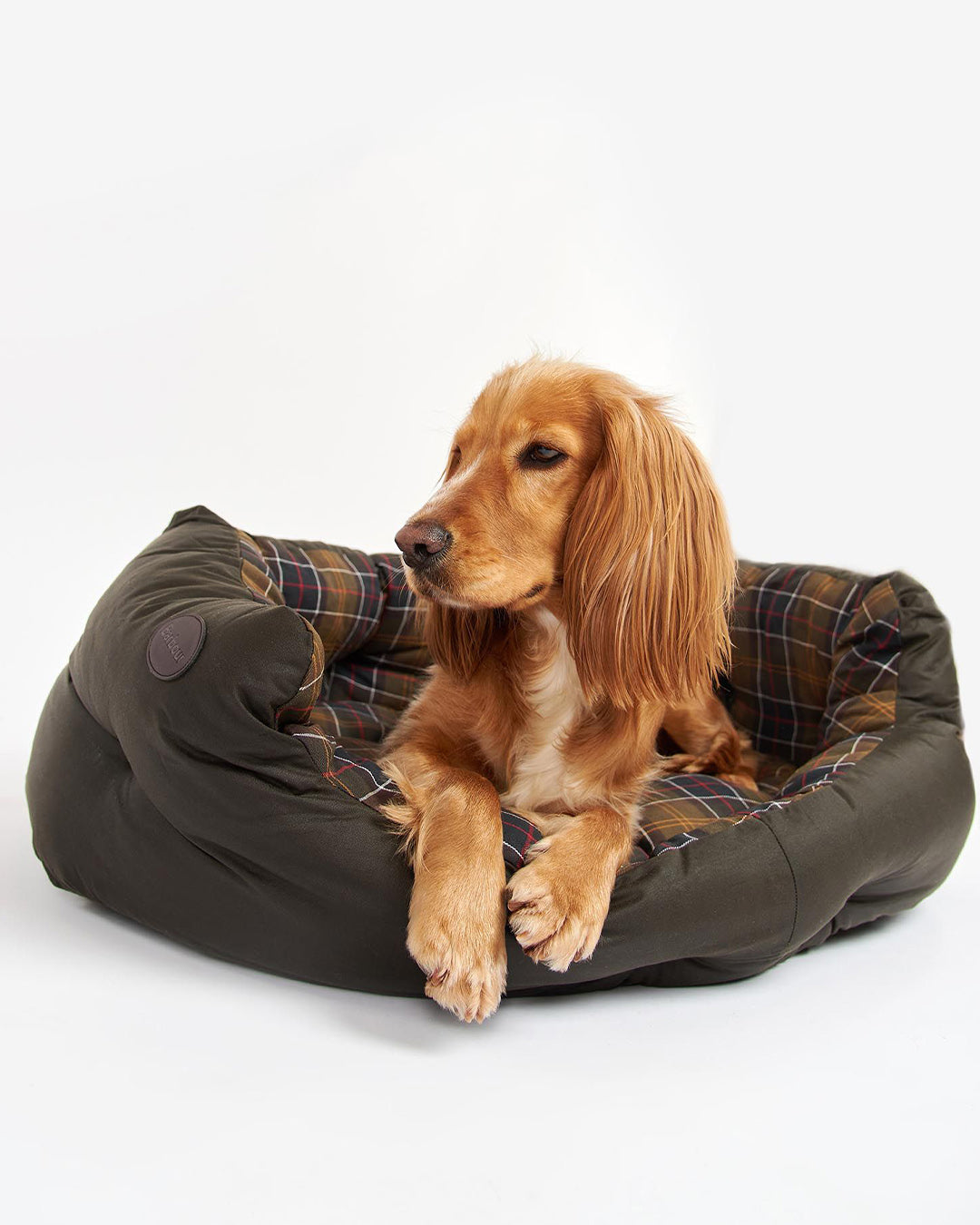 Barbour Wax/Cotton Dog Bed 35in