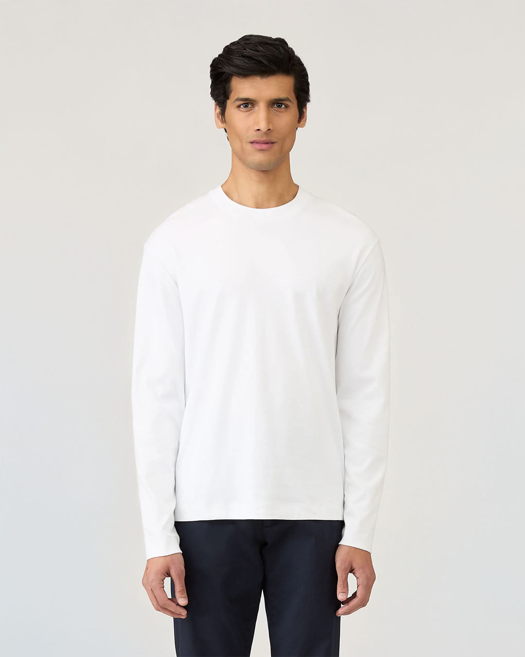 Sunspel Long Sleeve Heavyweight T‑shirt