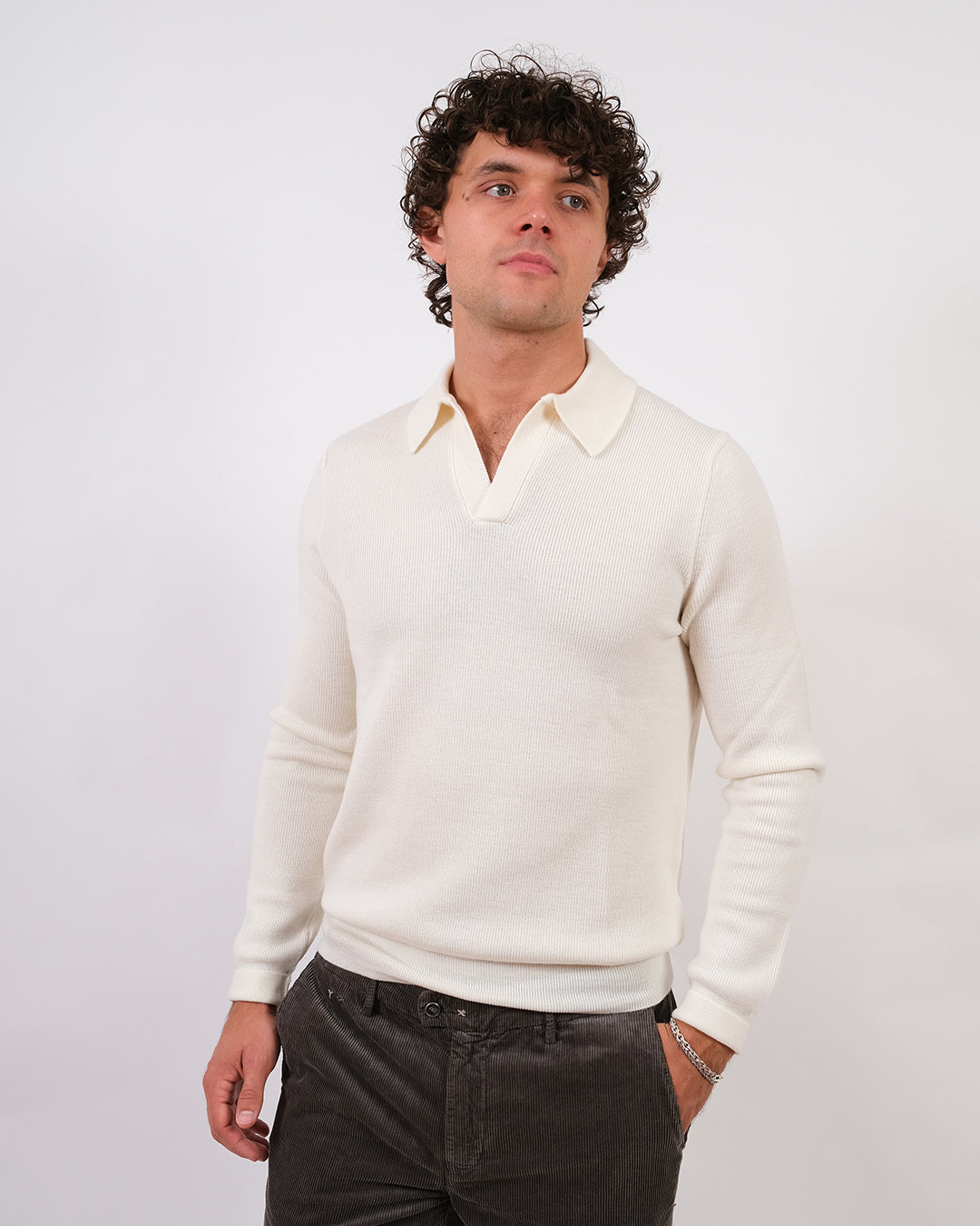 Gran Sasso Long Sleeve Polo