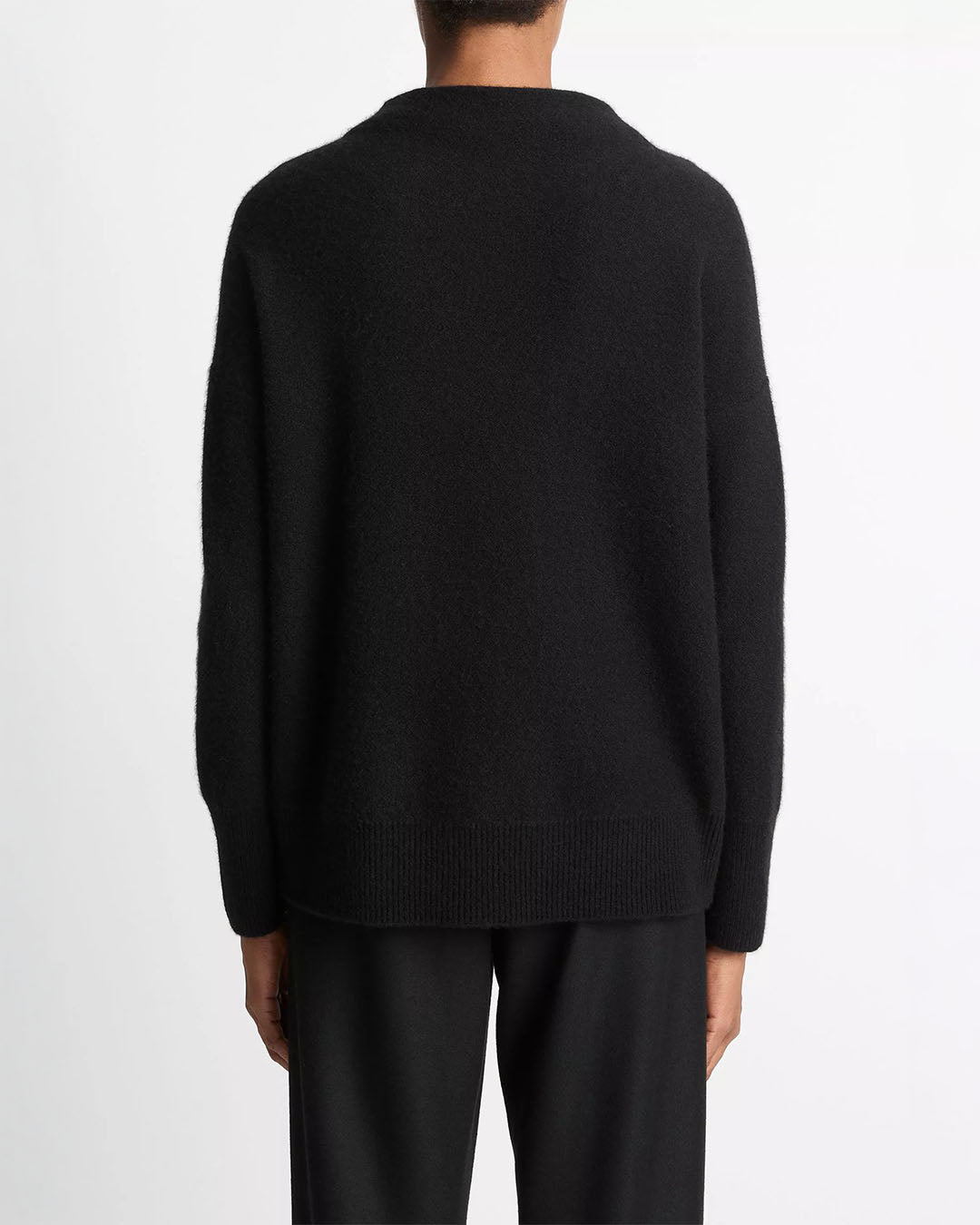 Vince Plush Cashmere Funnel-Neck Sweater