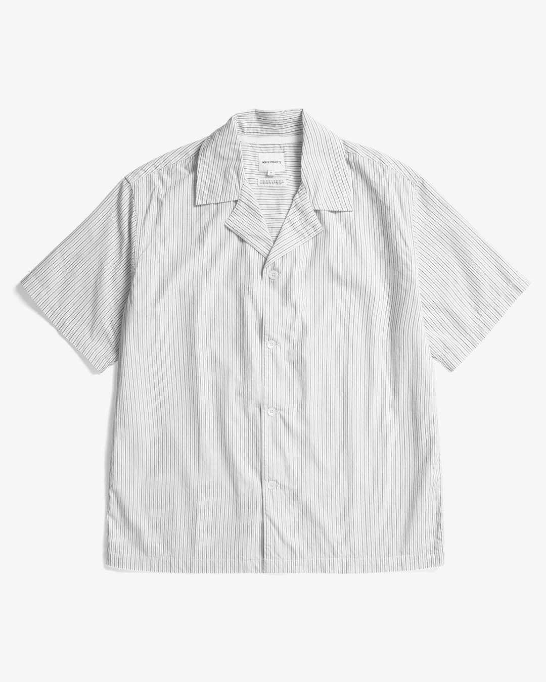 Norse Projects Mads Poplin Stripe SS