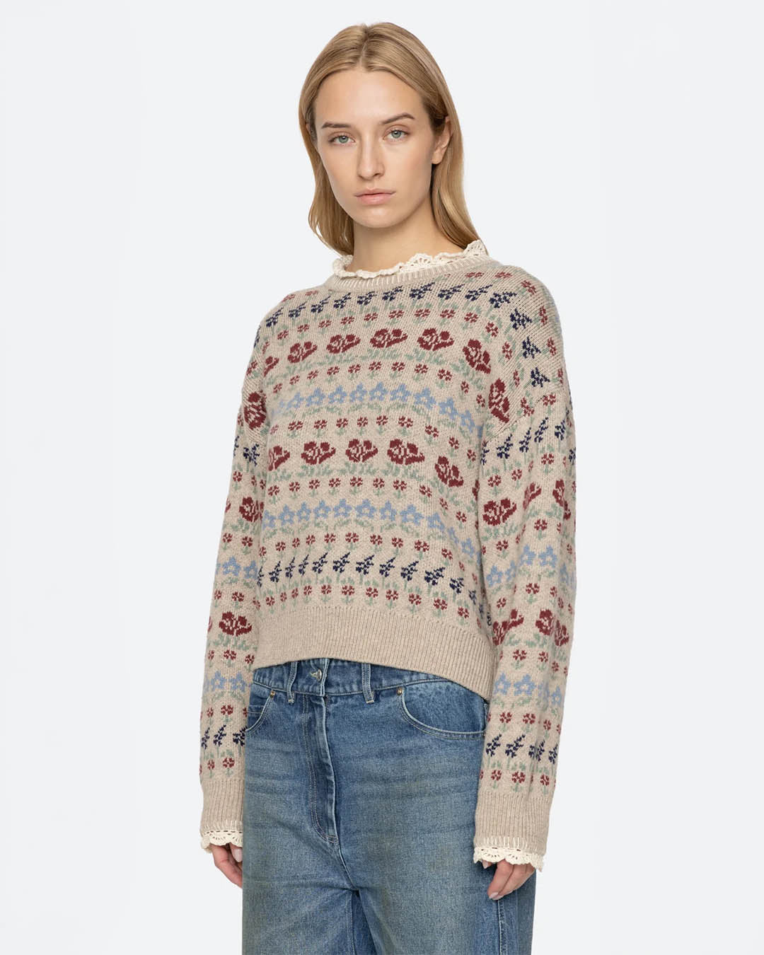 Sea New York Preston Knit Crew Neck Sweather
