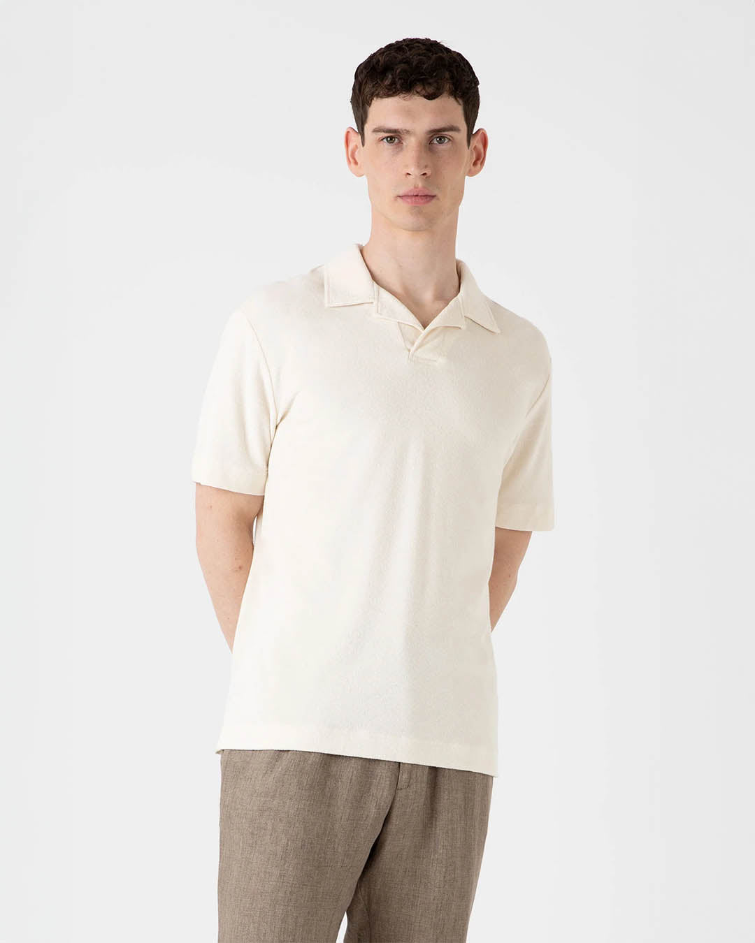 Sunspel Towelling Polo Shirt